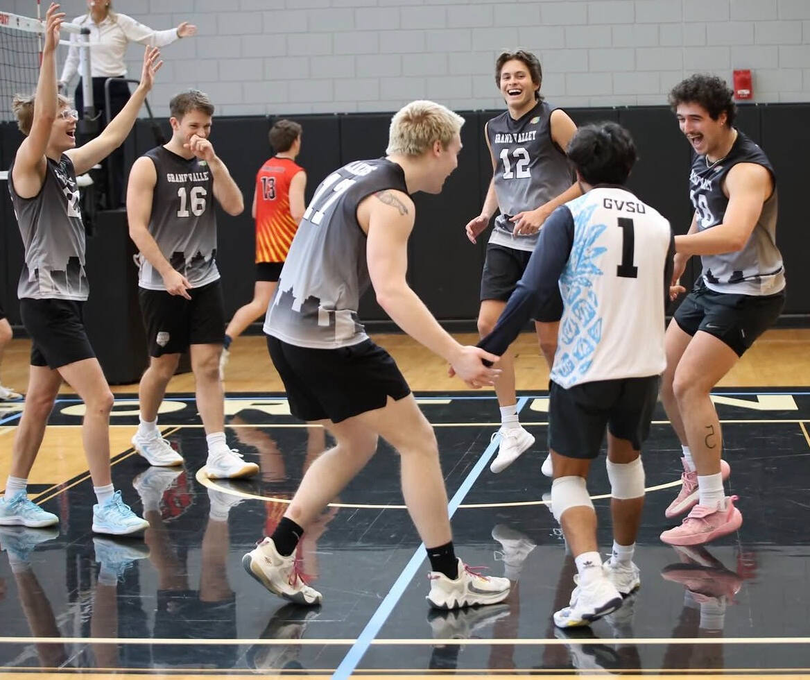 Team photo celebrating an ace on the court!